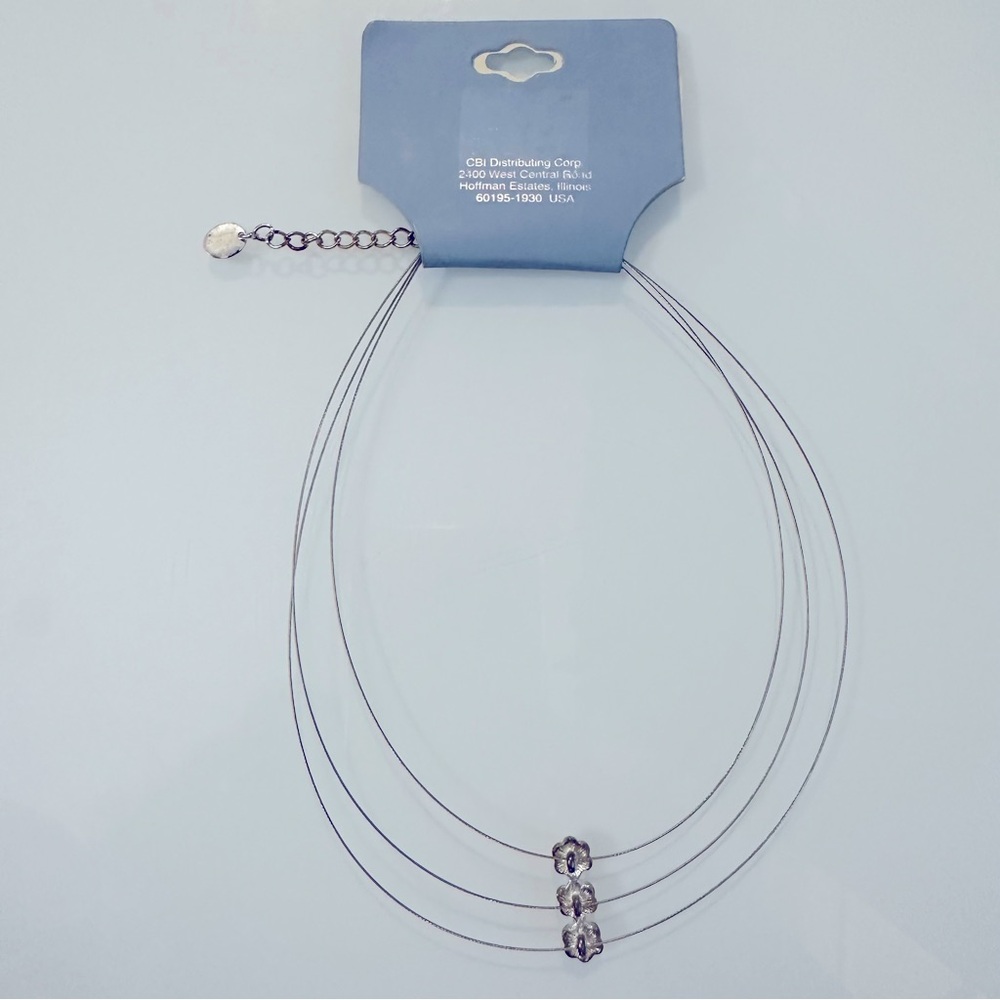 Y2K ICING by Claire’s 3 Strand Wire Choker with Genuine Crystal - Picture 14 of 16